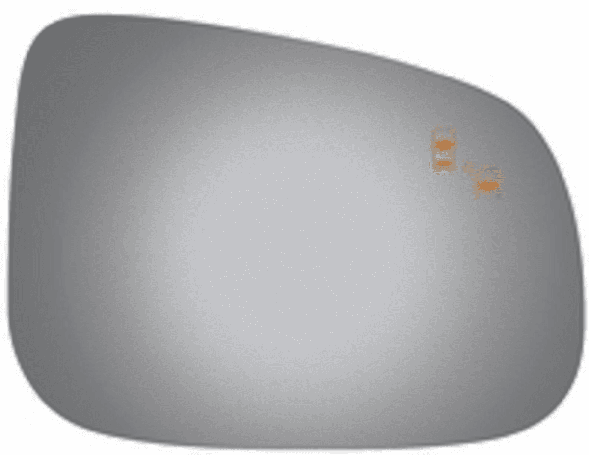 Jaguar XJR 2017 Passenger Right Side Mirror Glass Blind Spot