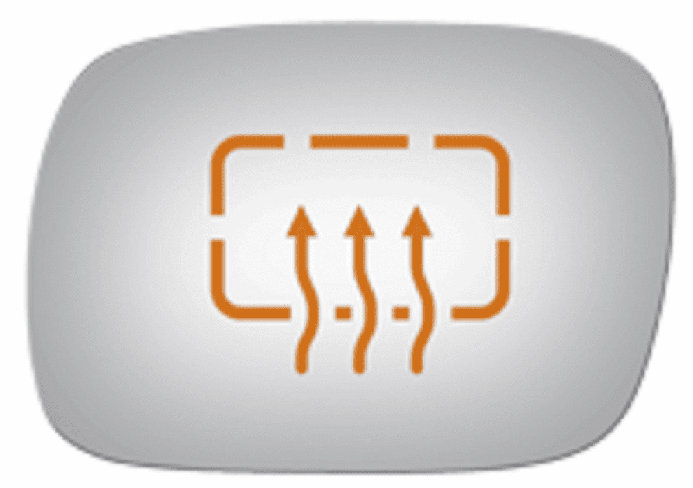 Jeep Cherokee 2000 2001 Driver Side Mirror Glass Heated 