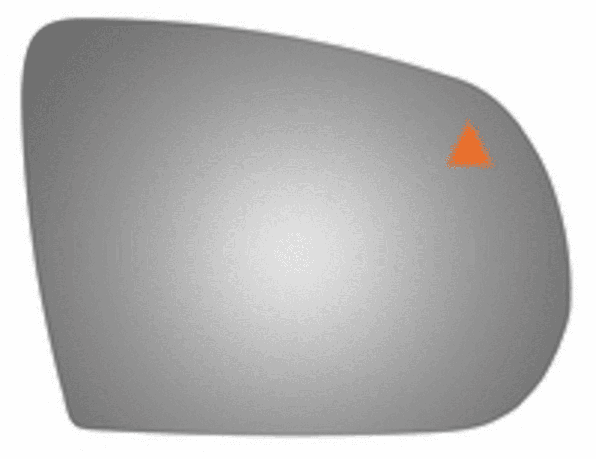 Jeep Cherokee 2016 Passenger Side Mirror Glass W/Blind Spot