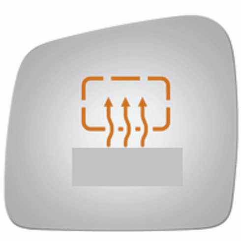 Jeep Cherokee 2017  Driver Left Side Mirror Glass Heated