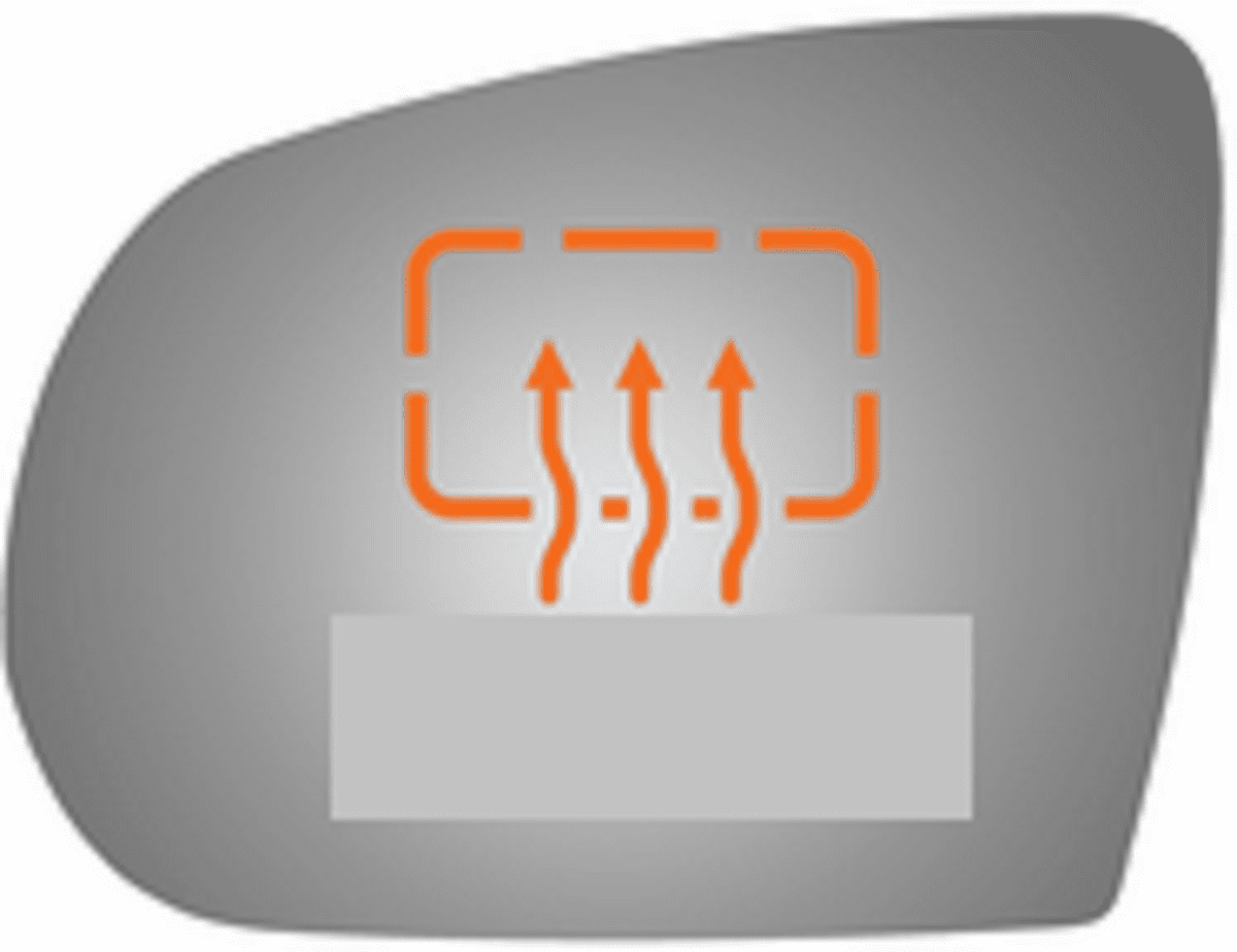 Jeep Cherokee 2018  Driver Left Side Mirror Glass Heated