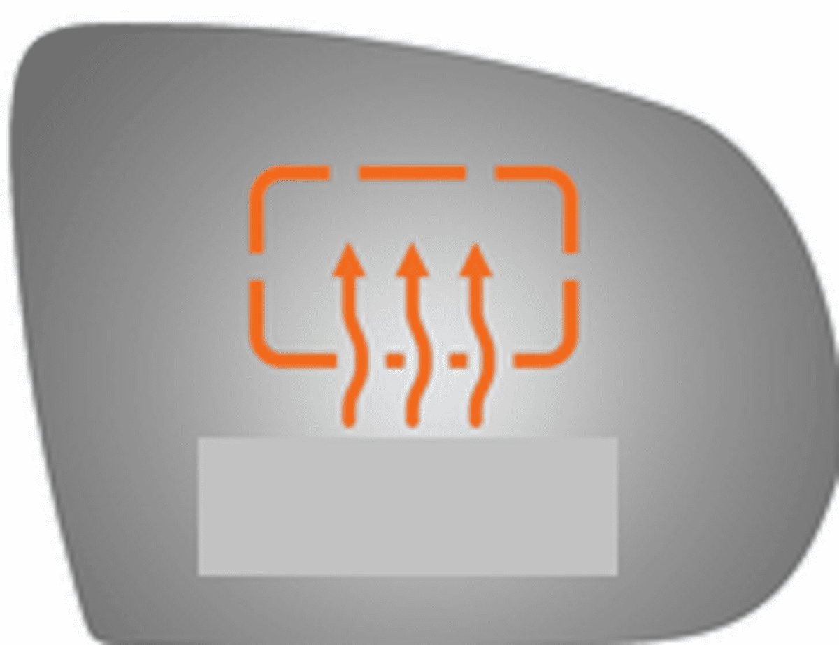 Jeep Cherokee 2018 Passenger Right Side Mirror Glass  Heated