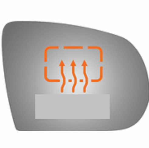 Jeep Cherokee 2018 Passenger Right Side Mirror Glass  Heated