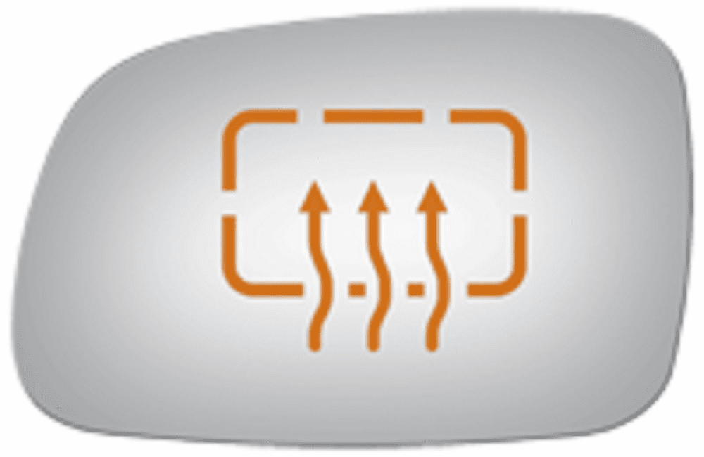 Jeep Grand Cherokee 2002 2003 2004 Driver Side Mirror Glass Heated