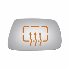 Jeep Grand Cherokee 2005 2006 2007 Passenger Side Mirror Glass Heated