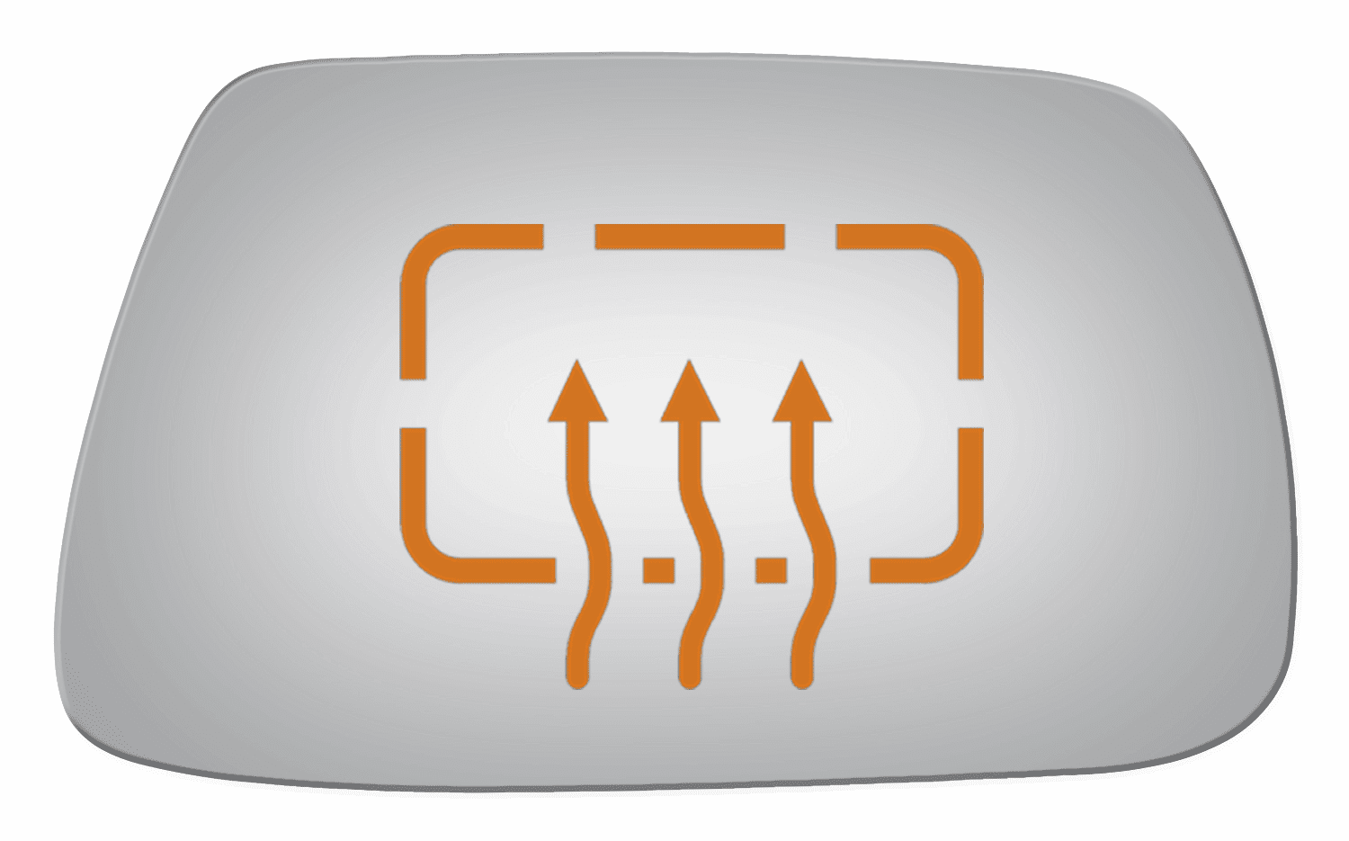 Jeep Grand Cherokee 2008 2009 2010 Passenger Side Mirror Glass Heated