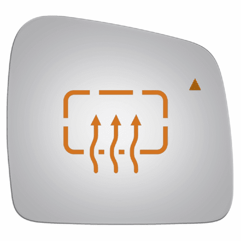 Jeep Grand Cherokee 2011 Passenger Side Heated Mirror Glass