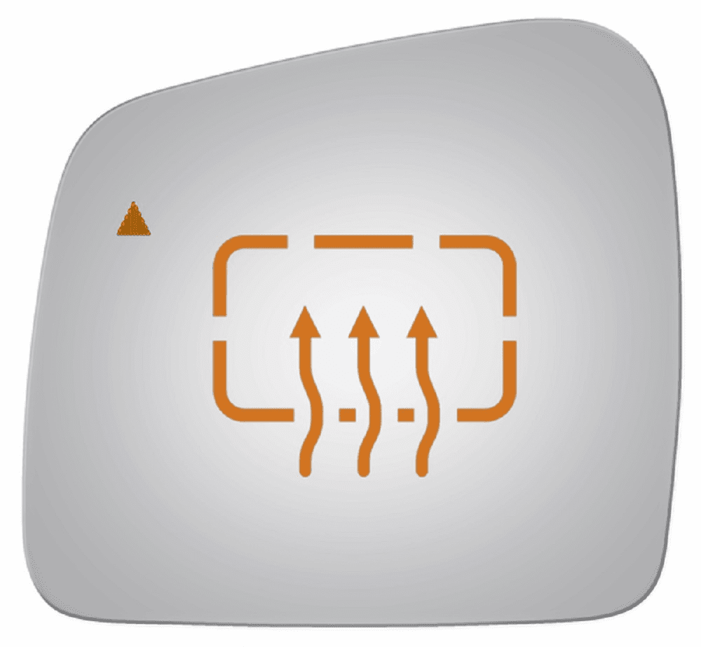 Jeep Grand Cherokee 2012 Driver Side Heated Mirror Glass Blind Spot