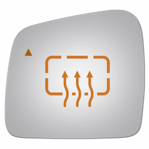 Jeep Grand Cherokee 2012 Driver Side Heated Mirror Glass Blind Spot