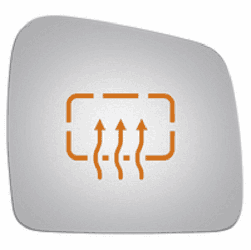 Jeep Grand Cherokee 2012 Passenger Side Mirror Glass Heated