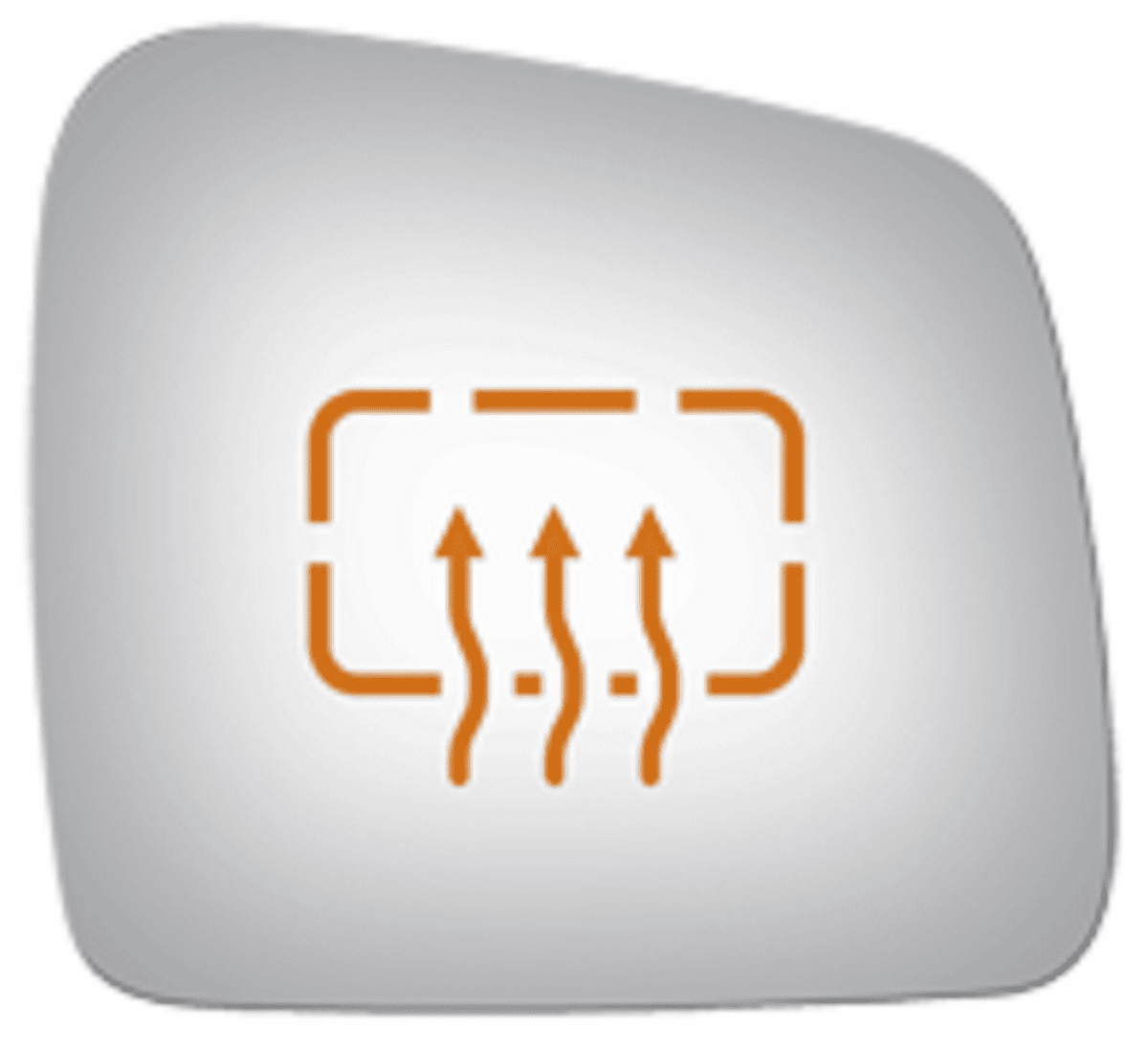 Jeep Grand Cherokee 2014 Passenger Side Mirror Glass Heated