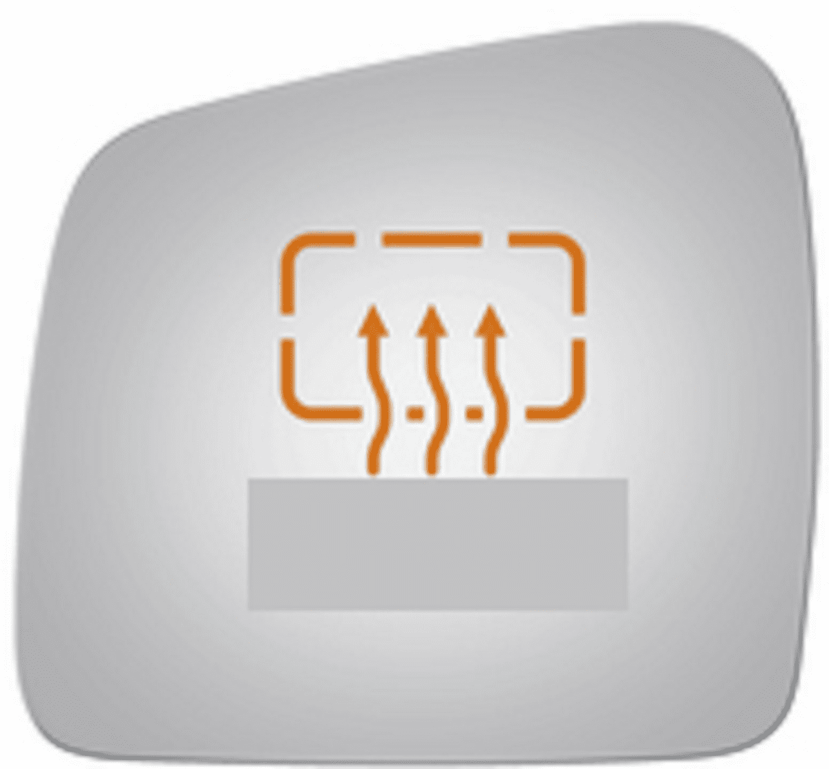 Jeep Grand Cherokee 2016 Driver Left Side Mirror Glass Heated