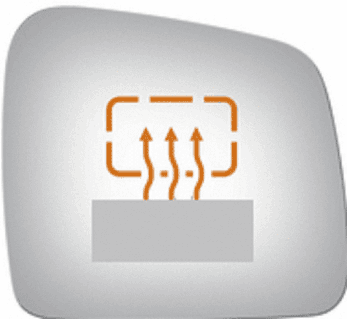 Jeep Grand Cherokee 2017 Passenger Right Side Glass Mirror Heated