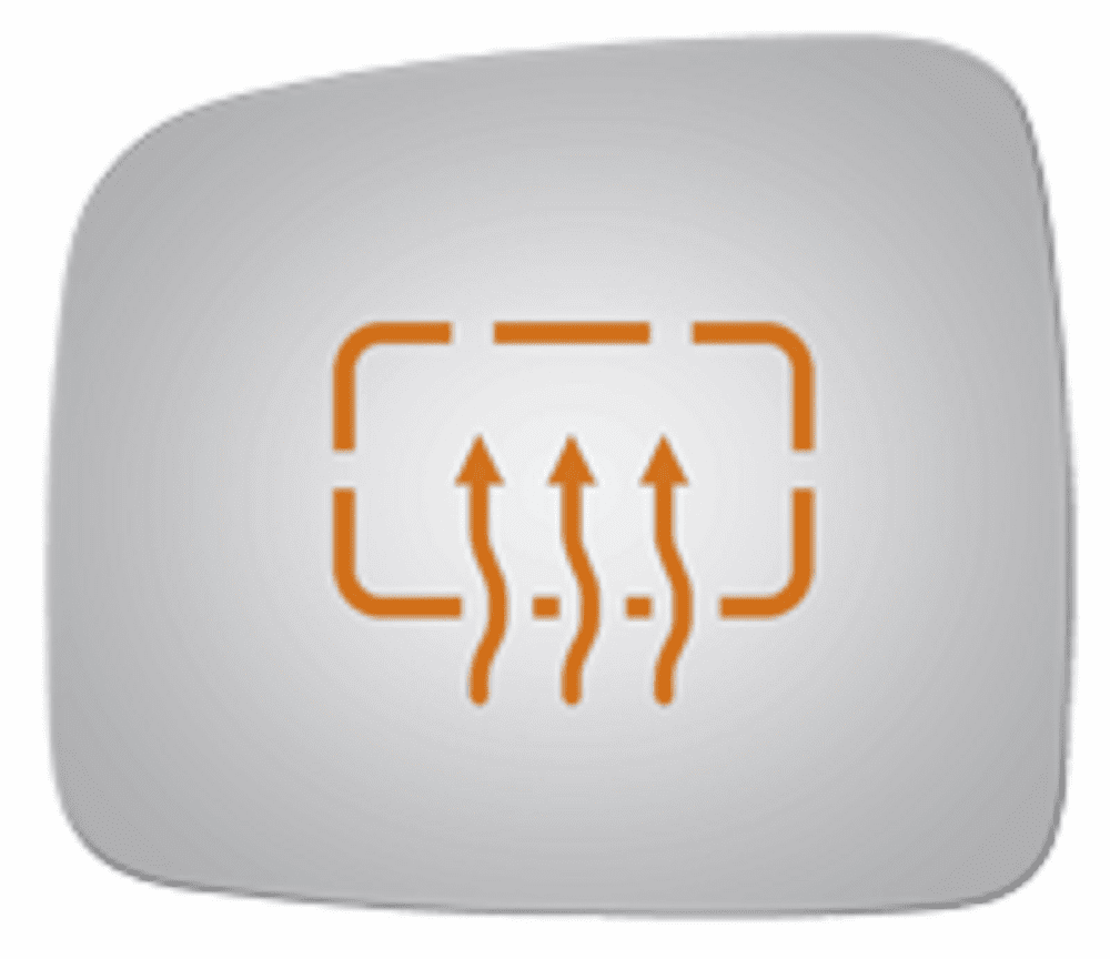 Jeep Liberty 2002 2003 Driver Side Mirror Glass Heated