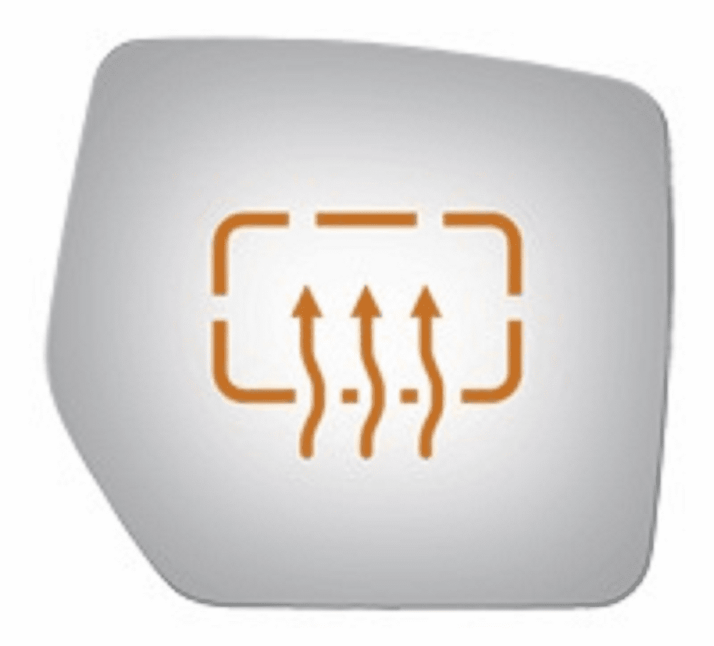 Jeep Liberty 2008 2009 2010 Passenger Side Mirror Glass Heated