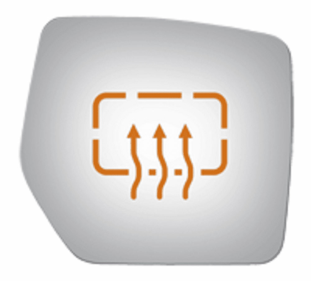 Jeep Liberty 2011 2012 Passenger Side Mirror Glass Heated