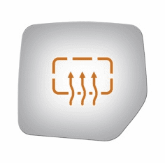 Jeep Patriot 2007 2008 2009 2010 Driver Side Mirror Glass Heated