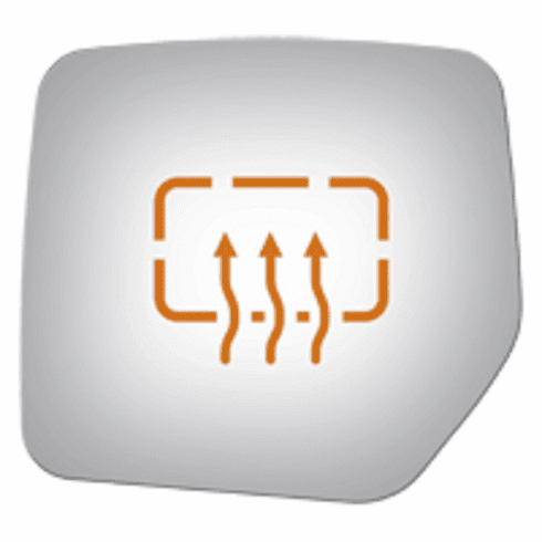 Jeep Patriot 2015 Driver Side Mirror Glass Heated