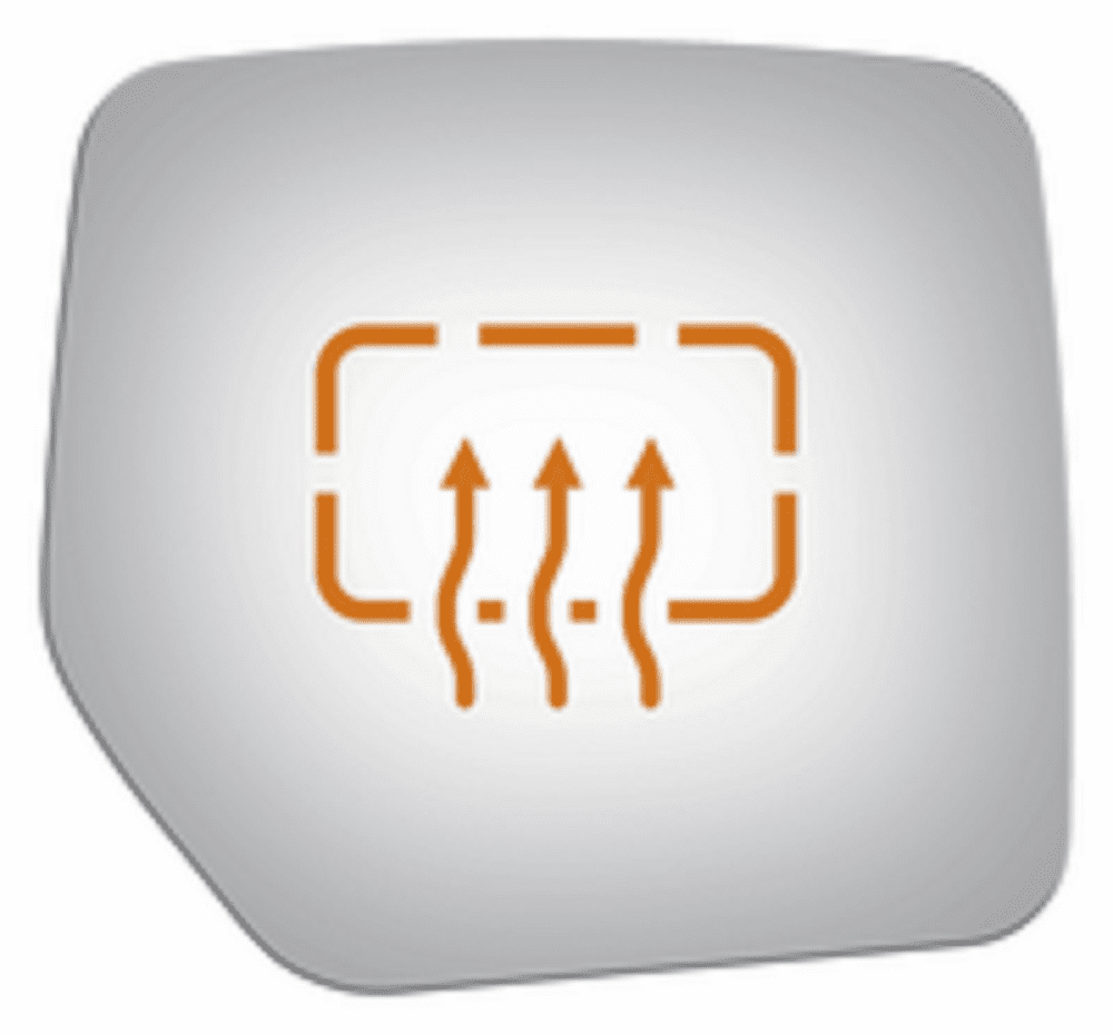 Jeep Patriot 2016 Passenger Side Mirror Glass Heated