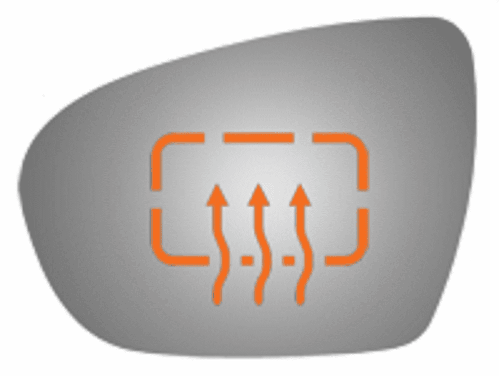 KIA Cadenza 2014 Driver Side Mirror Glass Heated