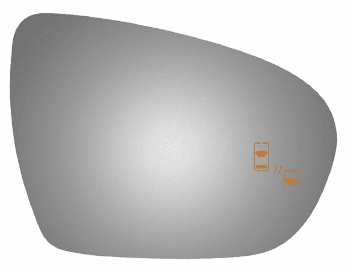 KIA Cadenza 2016 Passenger Side Mirror Glass Blind Spot