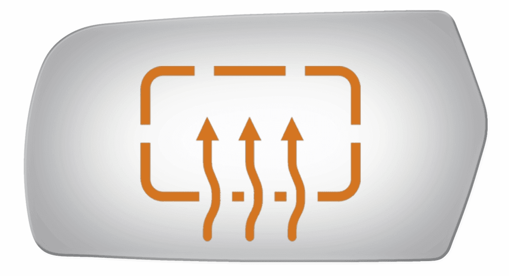 KIA Optima 2010 Driver Side Heated Mirror Glass