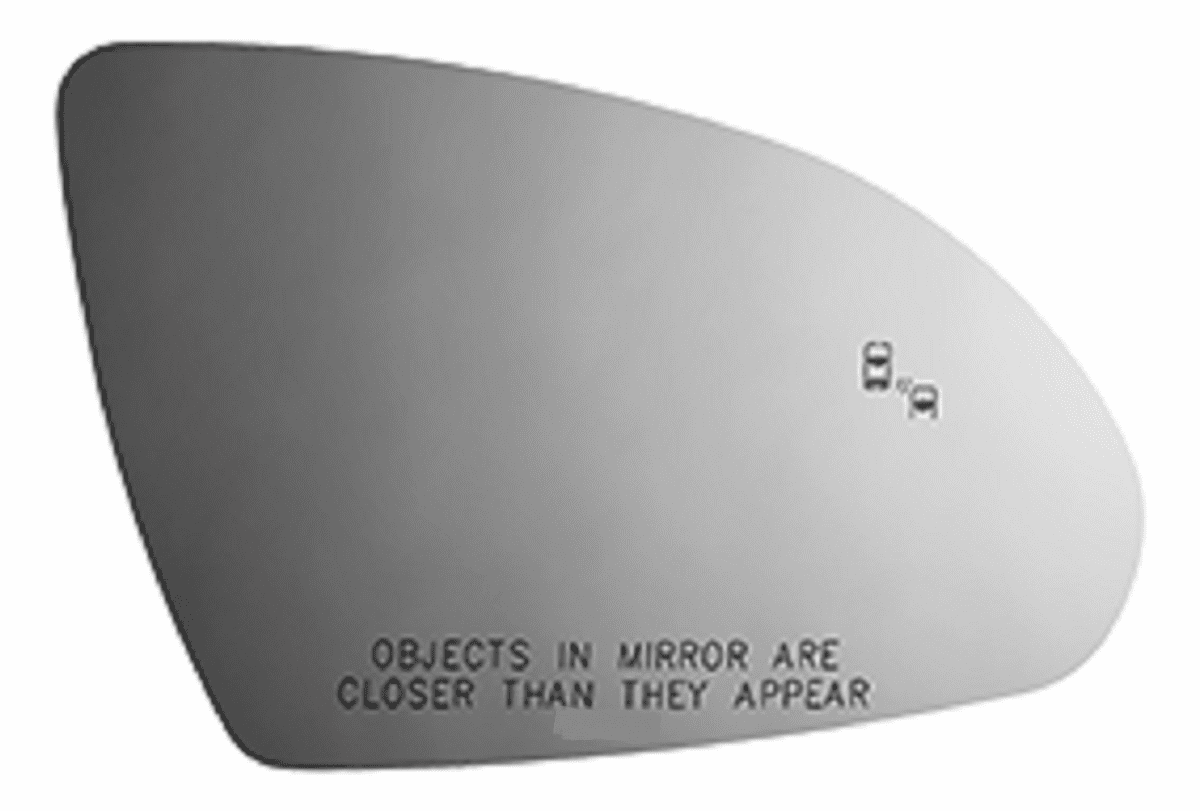 Kia Optima 2016 2017 2018 2019 2020 Right Passenger Side Mirror Glass with Blind Spot Icon