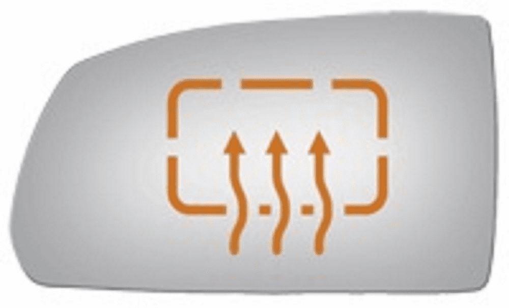 KIA Rio 2006  Driver Side Heated Mirror Glass