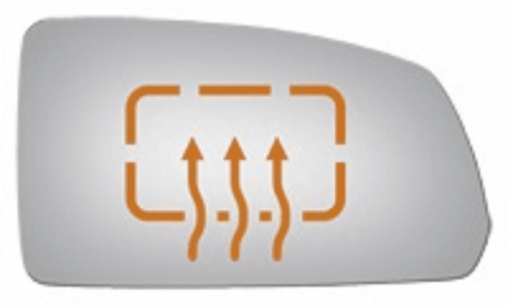 KIA Rio 2006  Passenger Mirror Glass