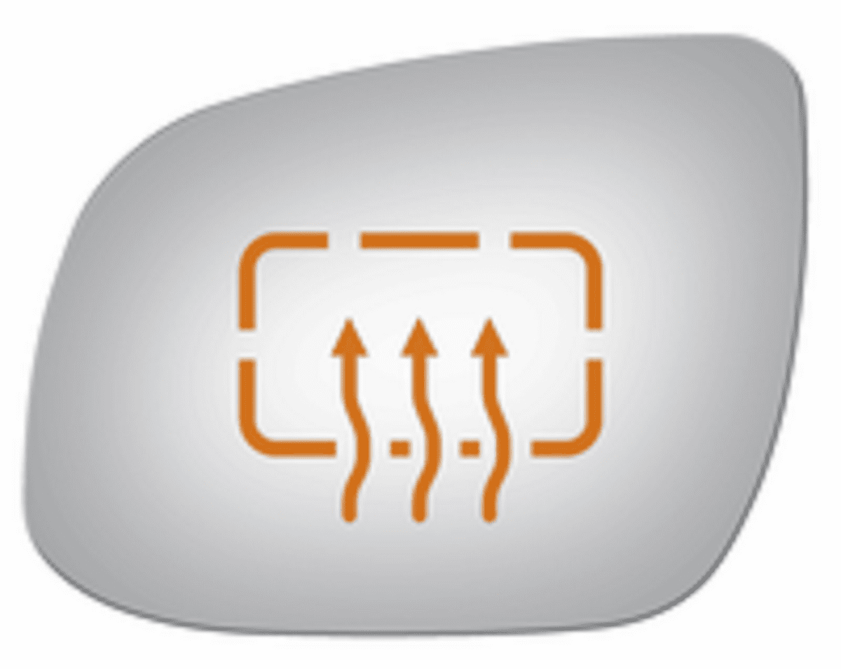 KIA Rio 2011 Driver Side Heated Mirror Glass