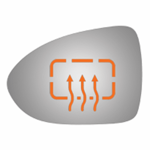 KIA Rio 2012 Driver Side Mirror Glass Heated