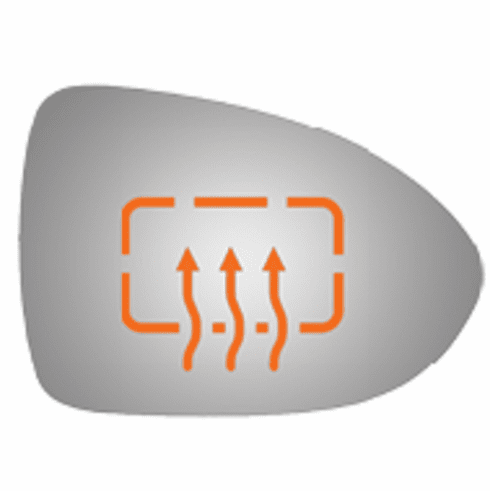 KIA RIO 2017 Passenger Right Side Mirror Glass Heated