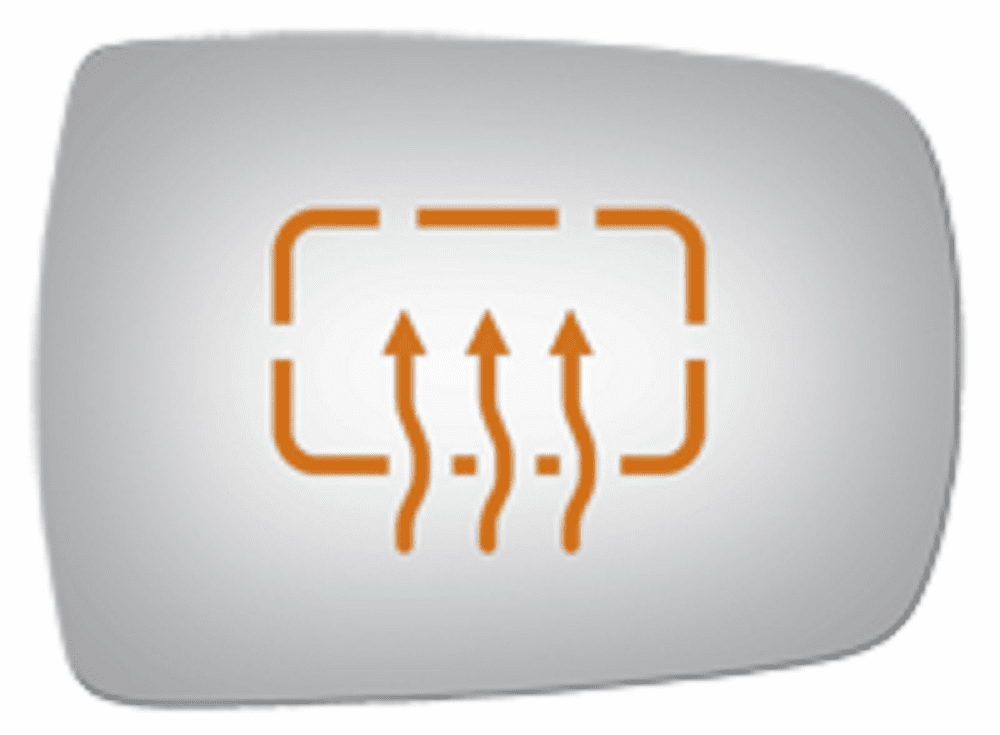 KIA Sedona 2010 Passenger Side Mirror Heated Glass