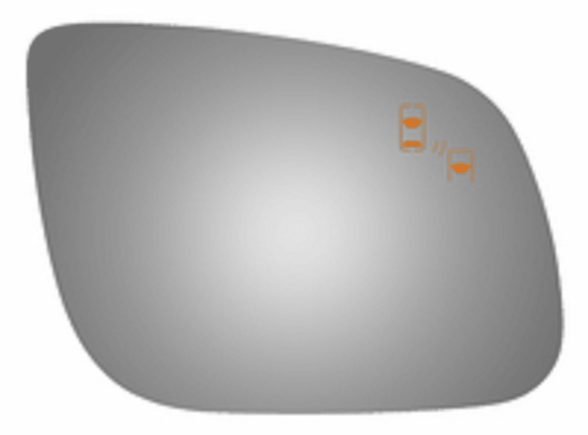 KIA Sedona 2015 Passenger Side Mirror Glass Blind Spot
