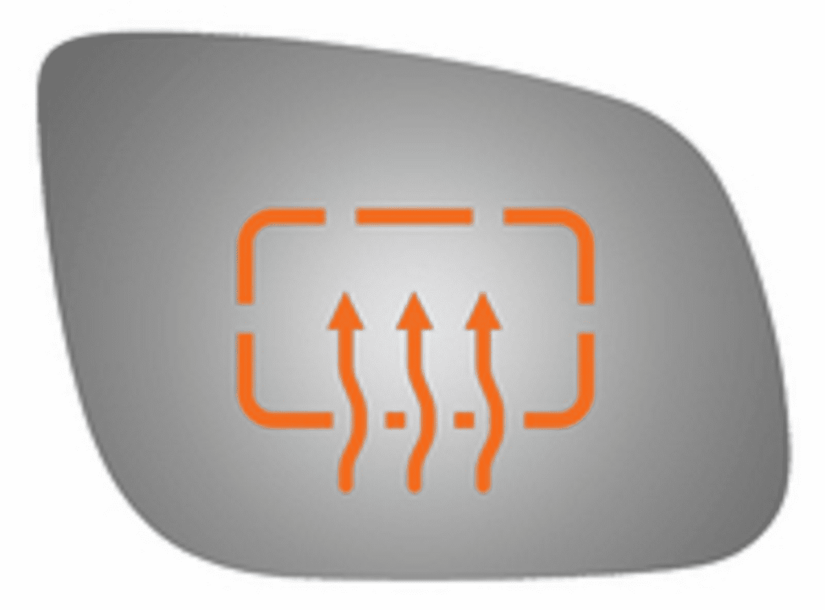 KIA Sedona 2015 Passenger Side Mirror Glass Heated