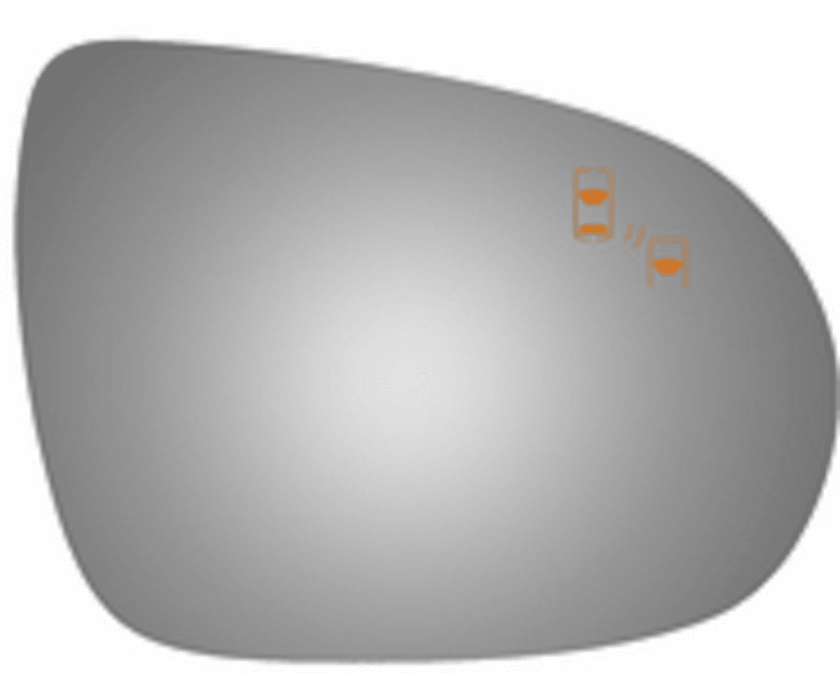 KIA Sorento 2018 Passenger Right Side Mirror Glass Blind Spot