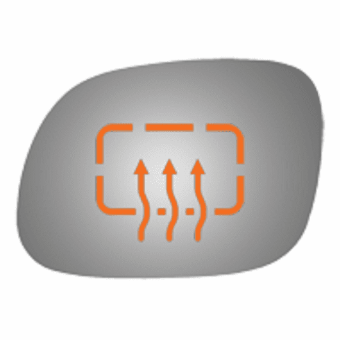 KIA Soul 2014 Driver Side Mirror Glass Heated