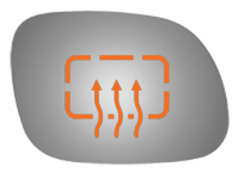 KIA Soul 2015 Passenger Side Mirror Glass Heated