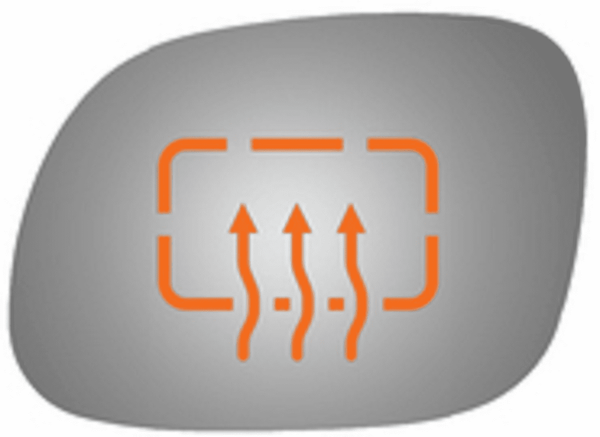 KIA Soul 2018 Driver Left Side Mirror Glass Heated