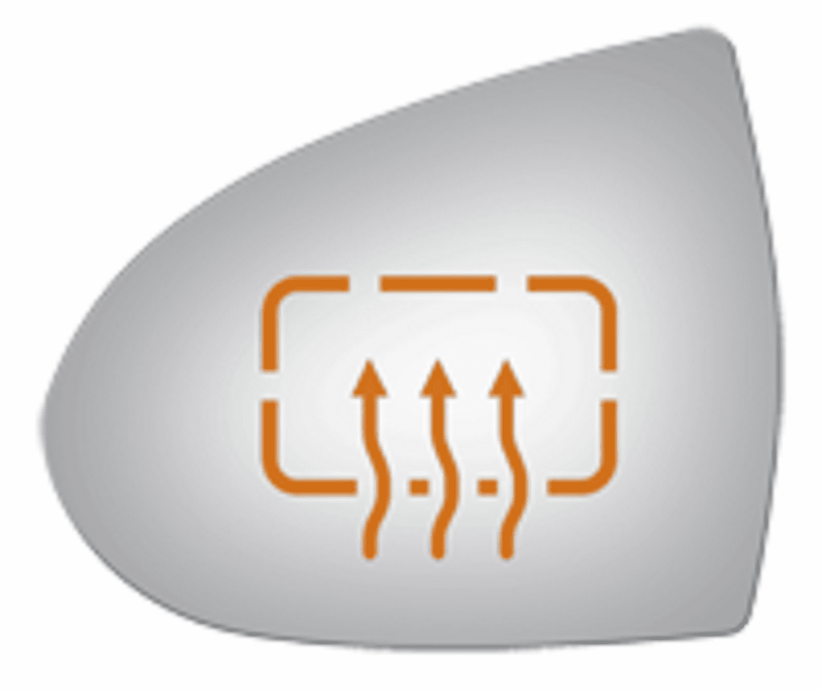 KIA Sportage 2016 Driver Side Mirror Glass Heated