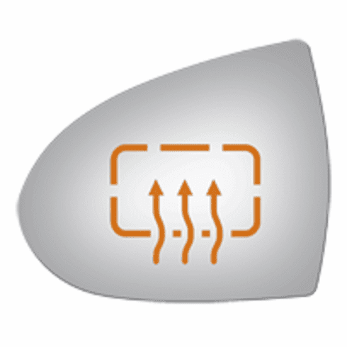 KIA Sportage 2016 Driver Side Mirror Glass Heated