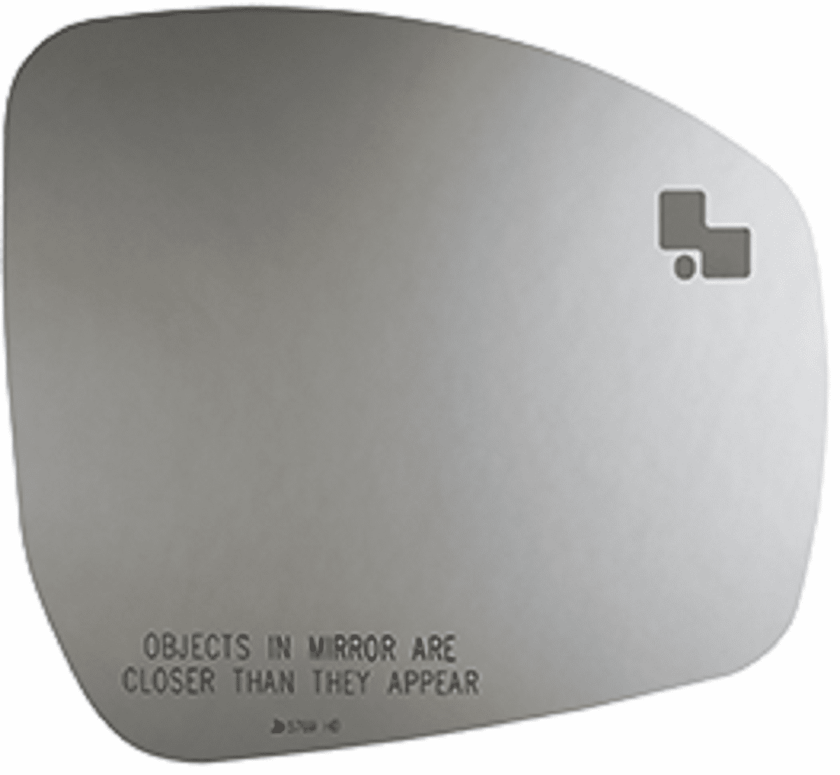 L/Rover Range Rover 2018 Passenger Side Heated Mirror Glass Blind Spot