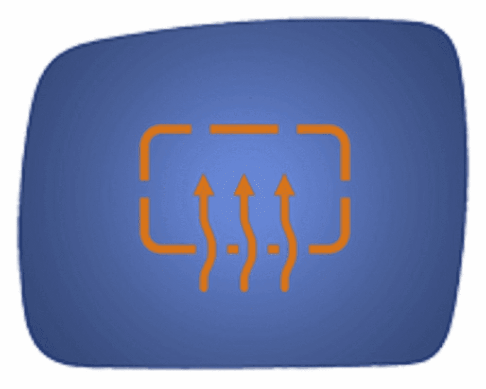 Land Rover Range Rover 2010 Driver Side Heated Mirror Glass Blue