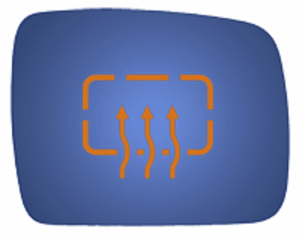 Land Rover Range Rover 2010 Passenger Side Heated Mirror Glass Blue