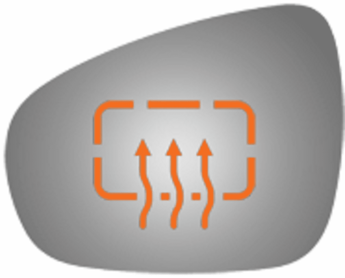 Lexus IS300 2017 Driver Left Side Mirror Glass Heated