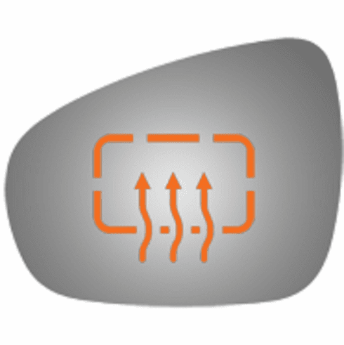 Lexus IS300 2018 Driver Left Side Mirror Glass Heated