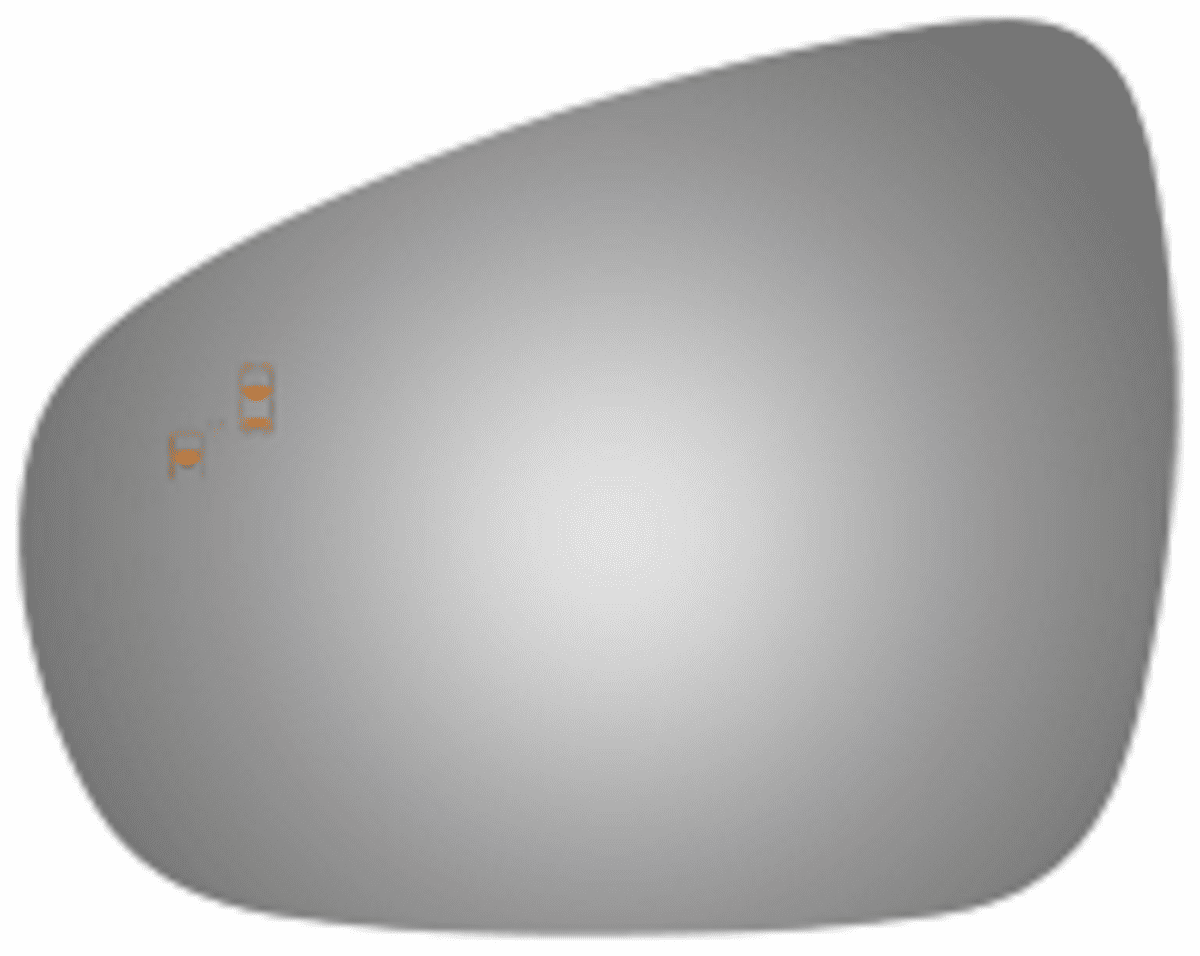 Lexus IS350 2016 Driver Left Side Mirror Glass Blind Spot