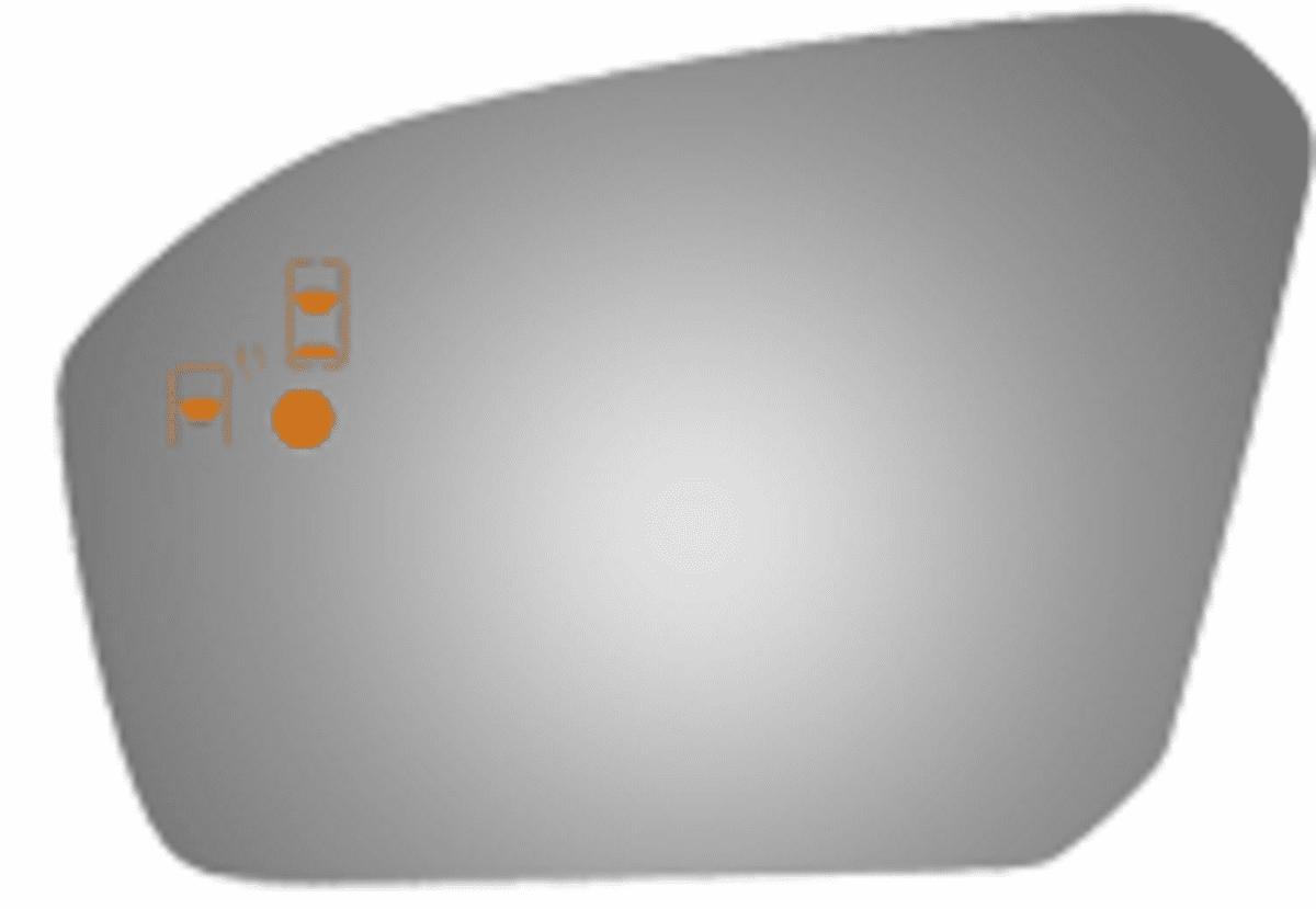 Lincoln 2017 Continental Driver Left Side Mirror Glass/BlindSpot/CrossPath