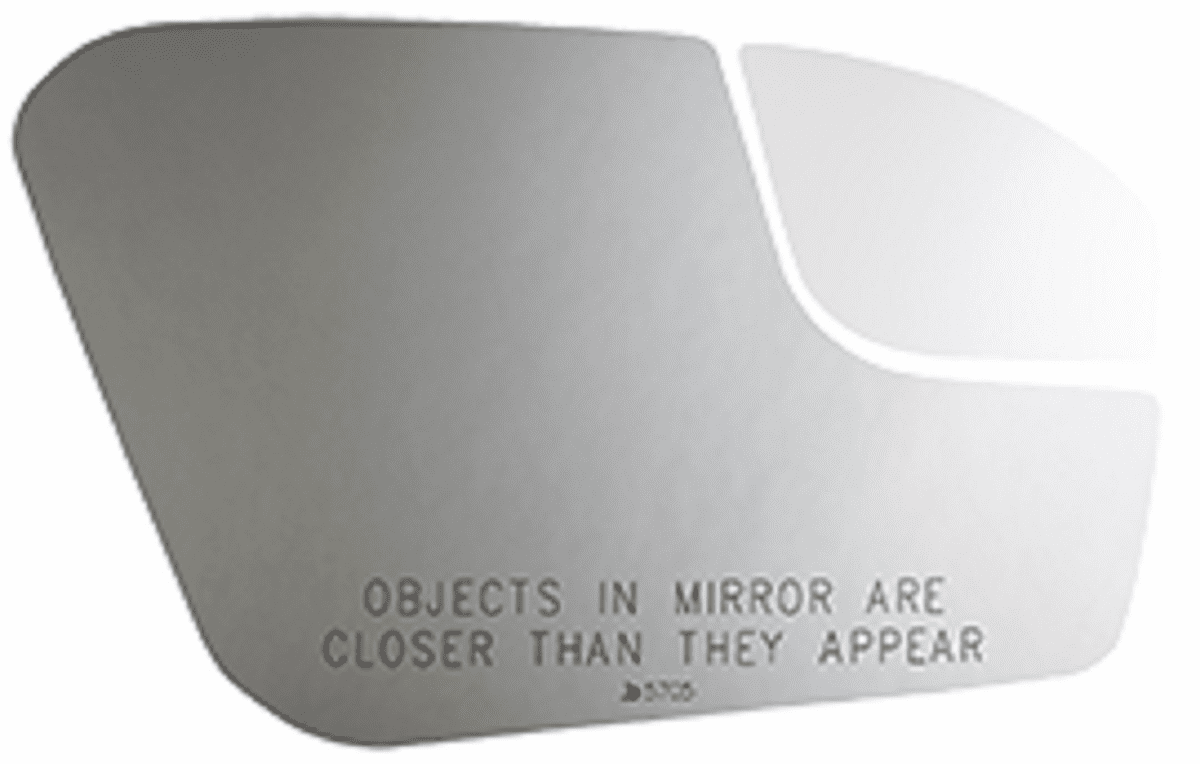 Lincoln 2017 Continental Passenger Right Side Mirror Glass