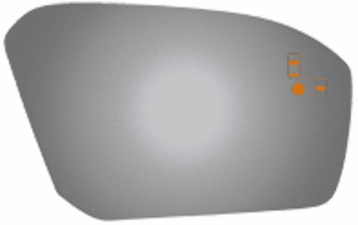 Lincoln 2017 Continental Passenger Side Mirror Blind Spot/Cross Path